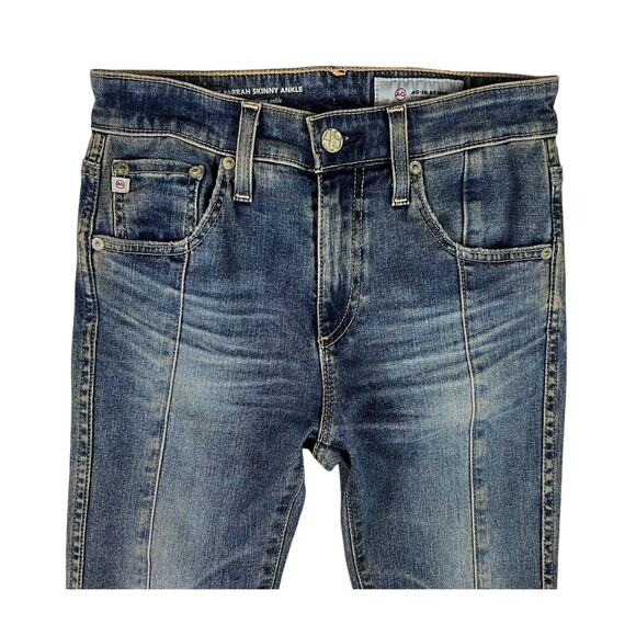 AG Farrah Ankle Skinny Jeans  Women's Size 24  AG-ED Denim  Hi-Rise Step Hem - Picture 3 of 8